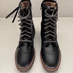 *NOT FOR SALE* Women’s Kensie Weslie Black Combat Lace Up Bootie Footwear Size 8
